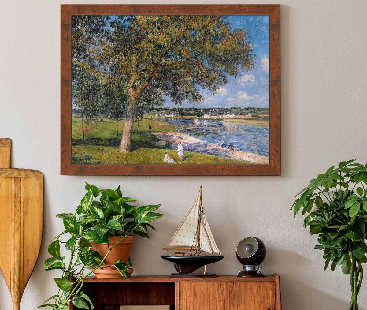 Un Noyer Dans La Prairie De Thomery by Alfred Sisley