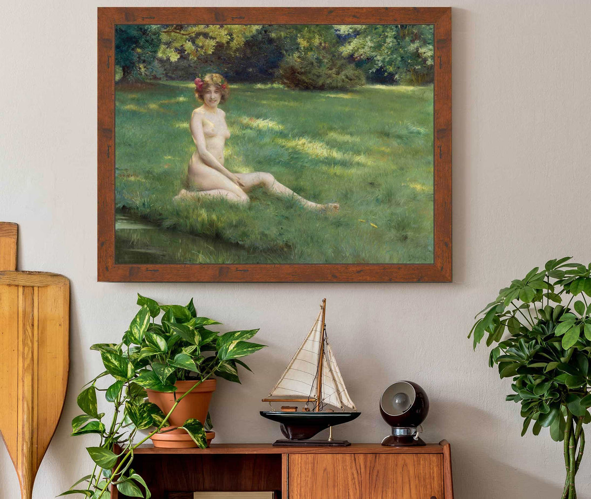 Un Nu Sur La Pelouse by Julius Leblanc Stewart