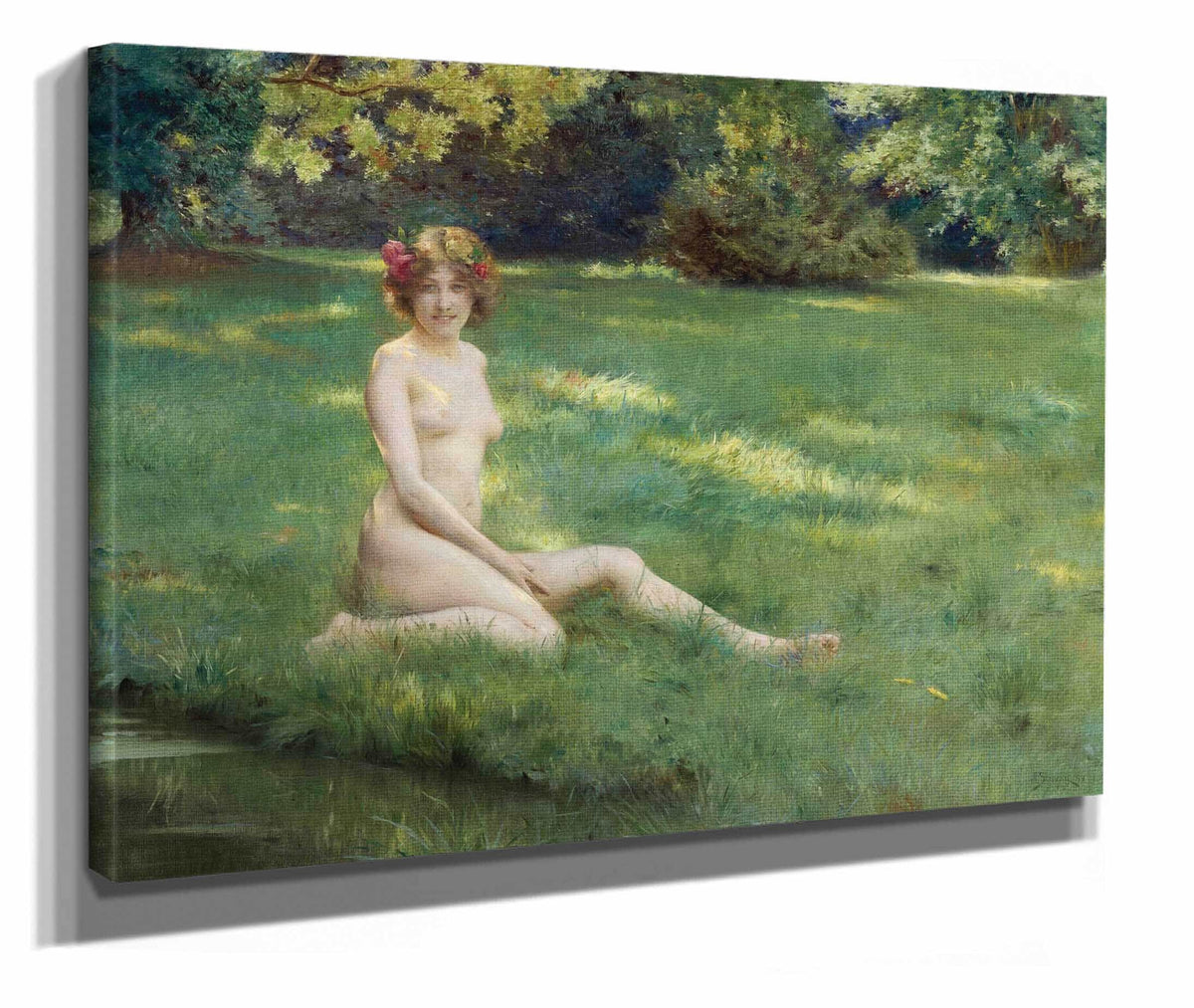 Un Nu Sur La Pelouse by Julius Leblanc Stewart