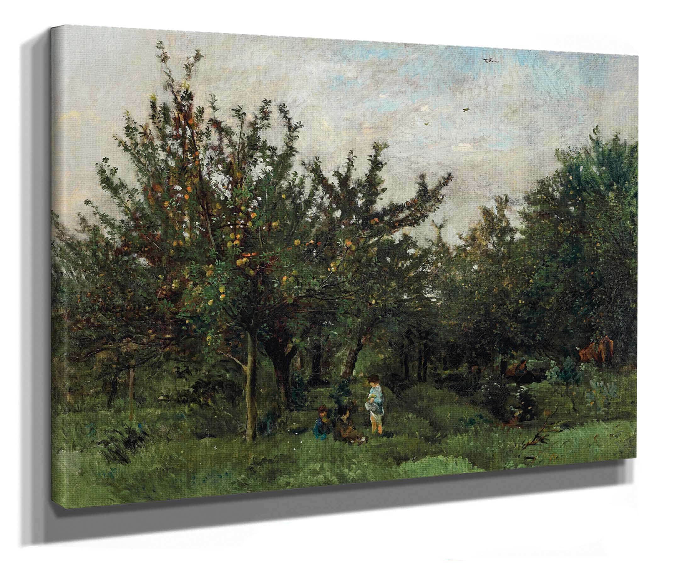 Un Verger by Charles Francois Daubigny