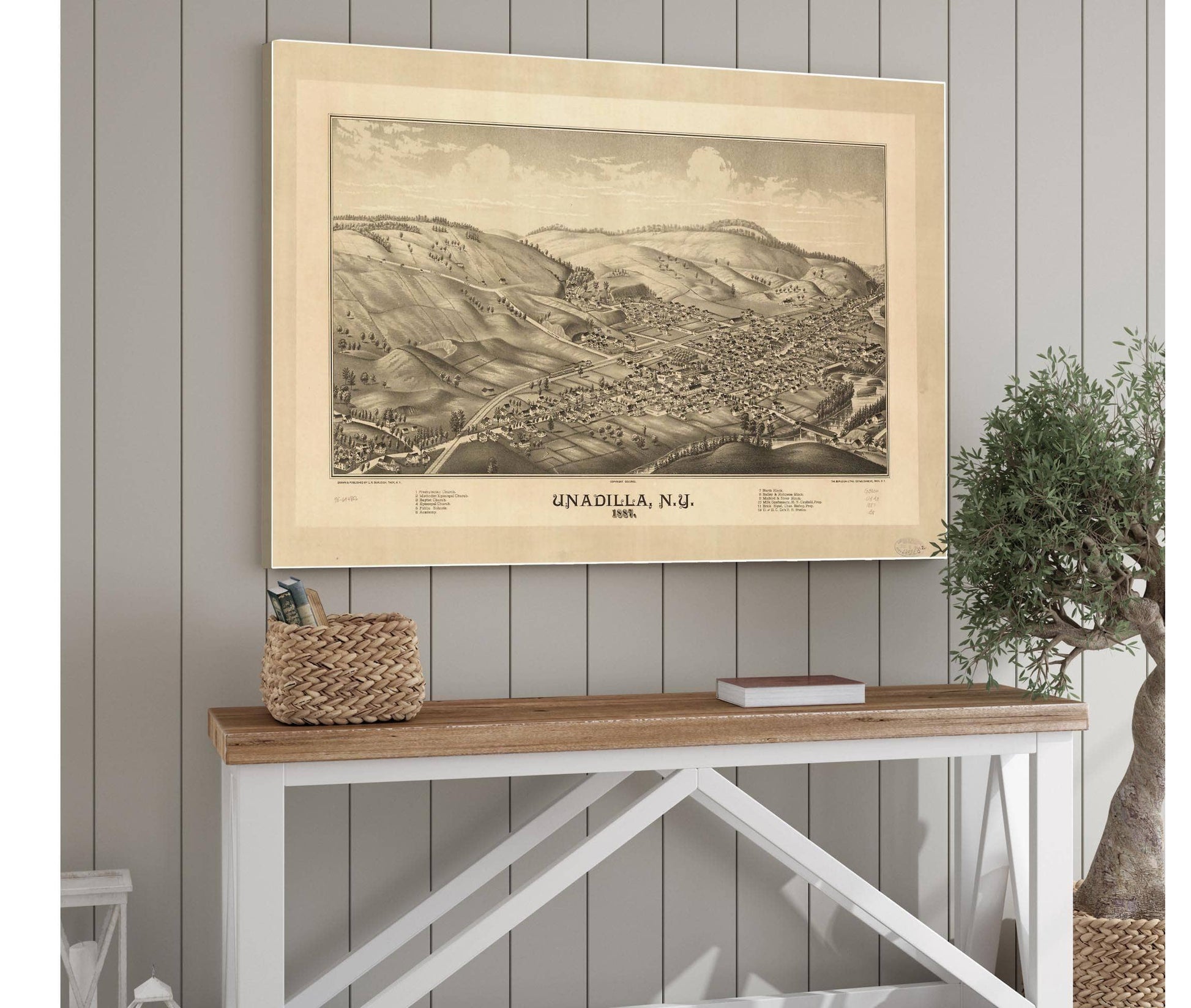 Unadilla Ny 1887  State Of New York