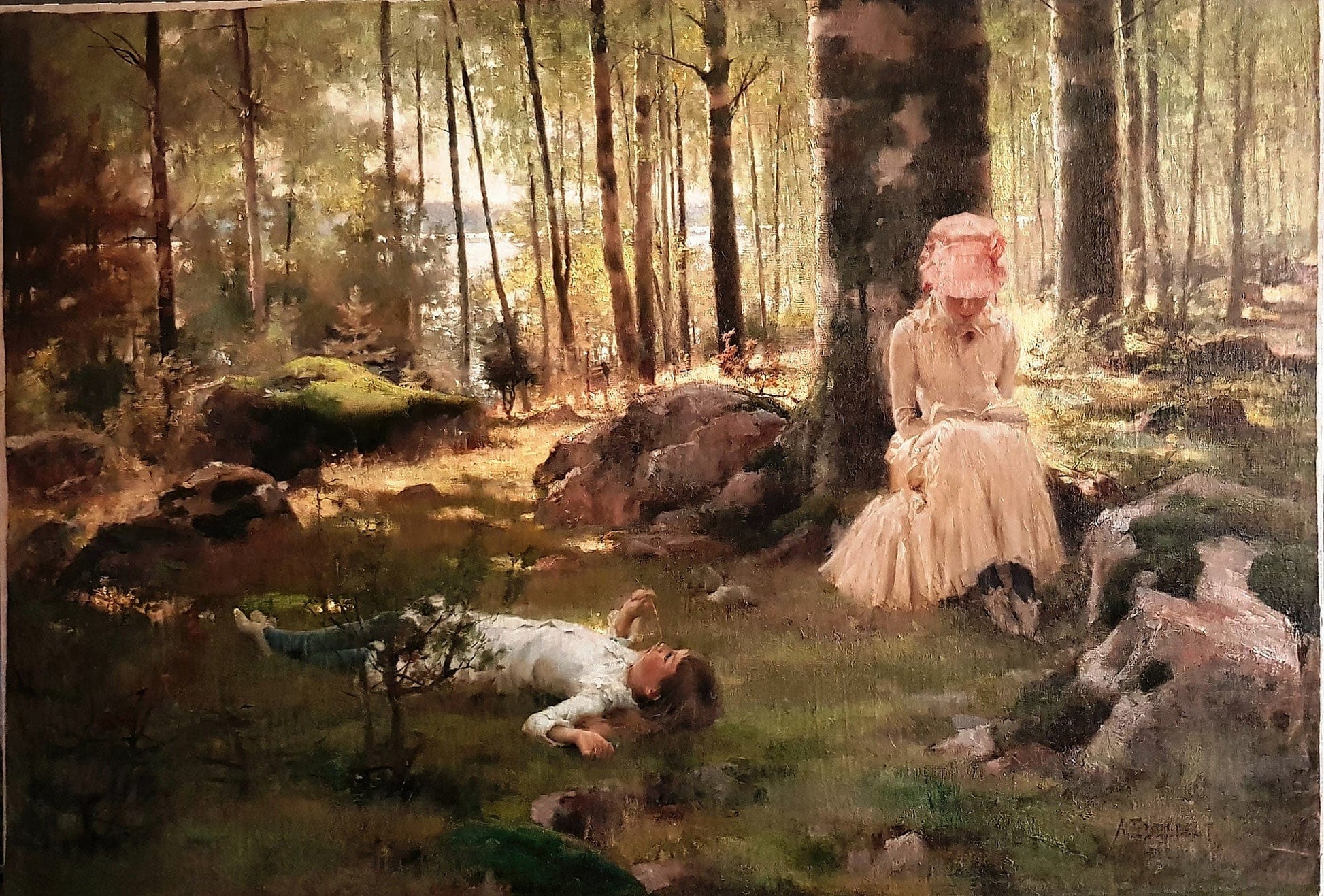 Under The Birches by Albert Edelfelt