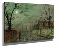 Under The Silvery Moonbeams by John Atkinson Grimshaw