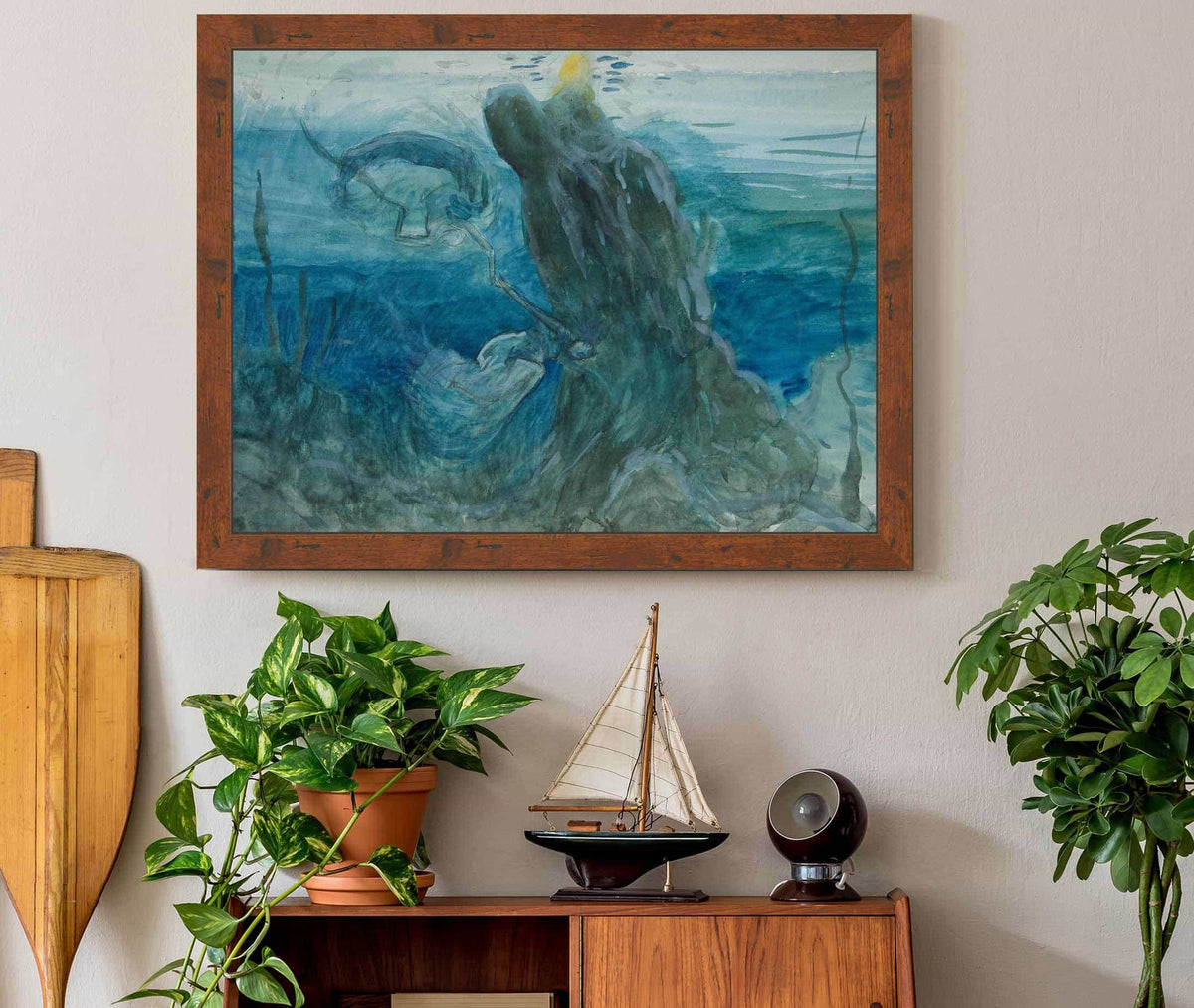 Underwater Scene by Edwin Austin Abbey