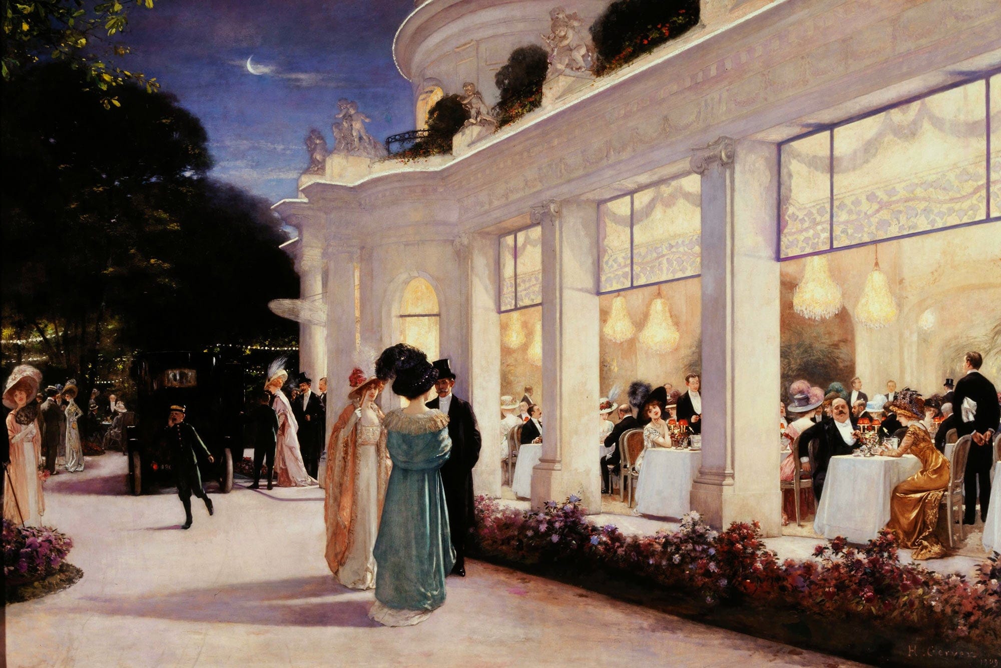 Une Soiree Au Pre Catelan by Henri Gervex