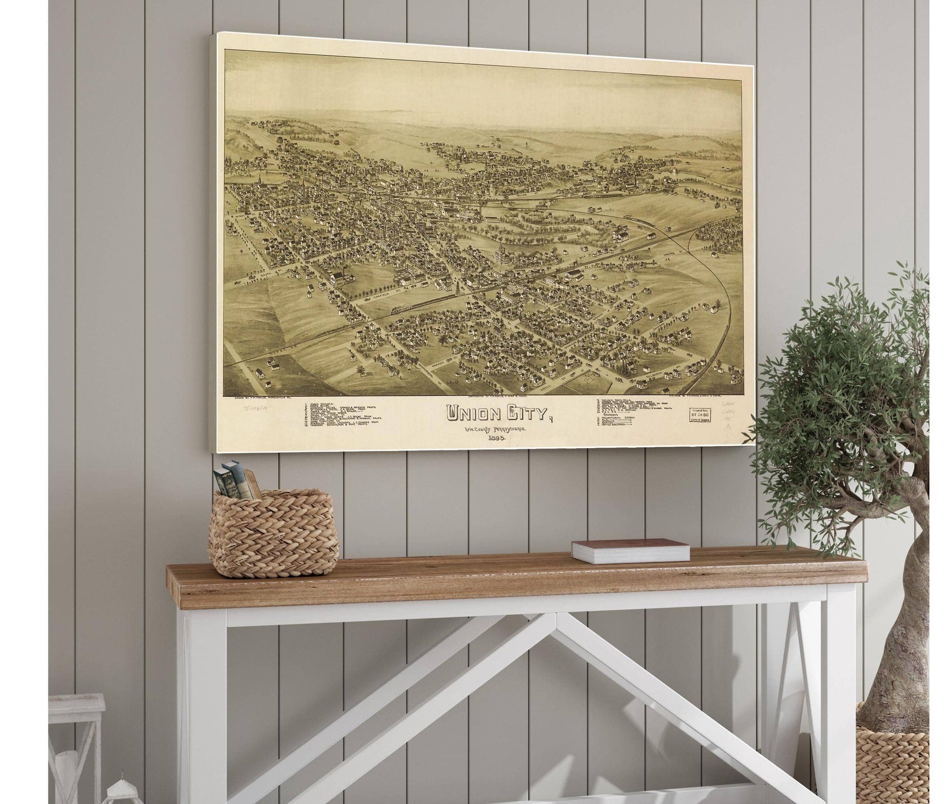 Union City Erie County Pennsylvania 1895  State Of Pennsylvania