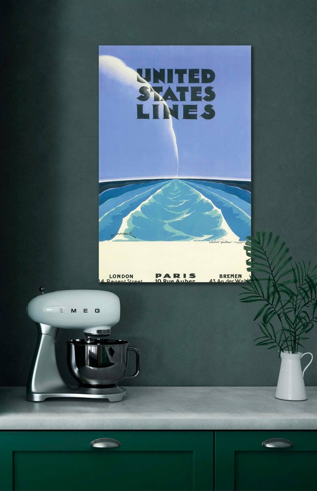 United States Lines - London - Paris - Bremen