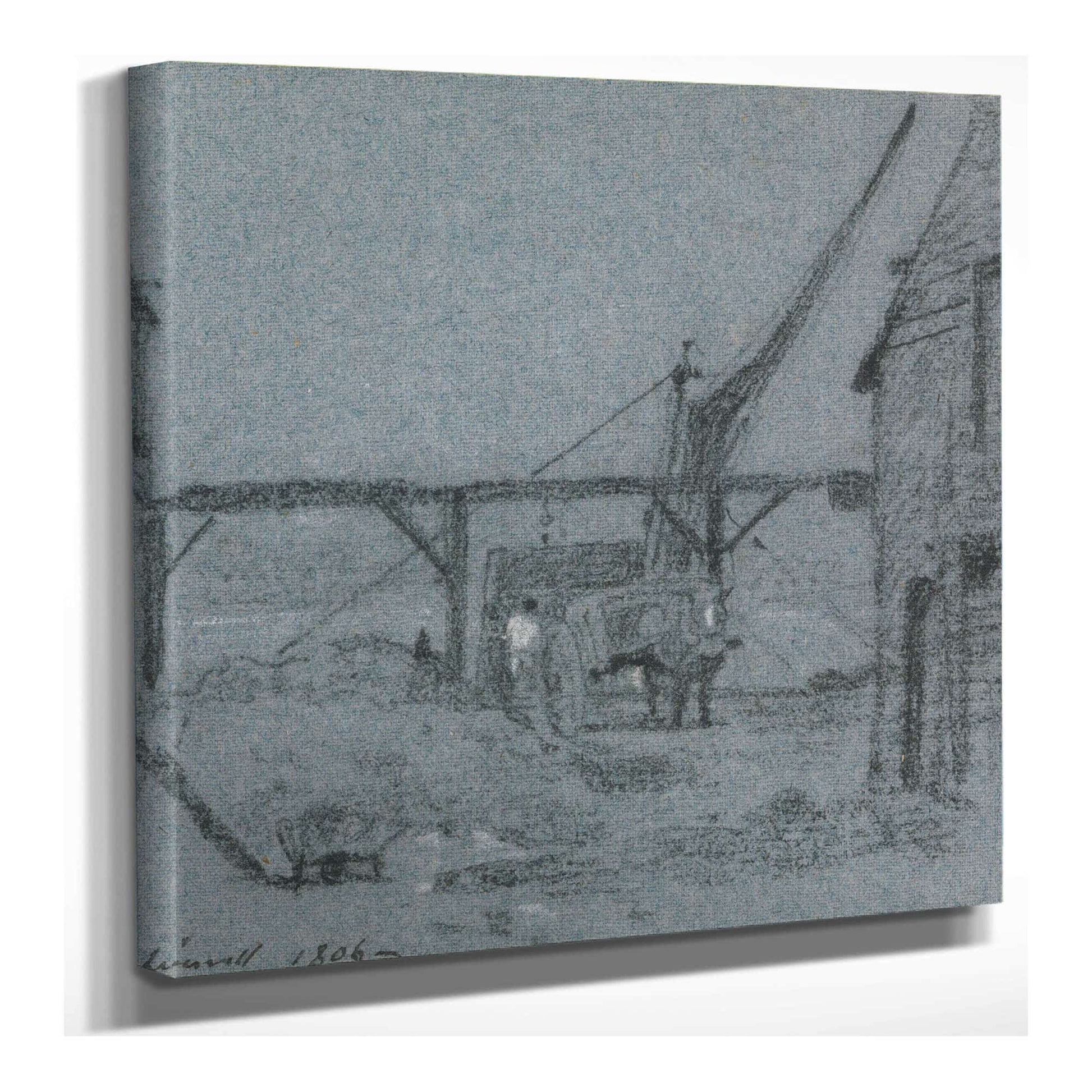 Unloading Grain by John Linnell