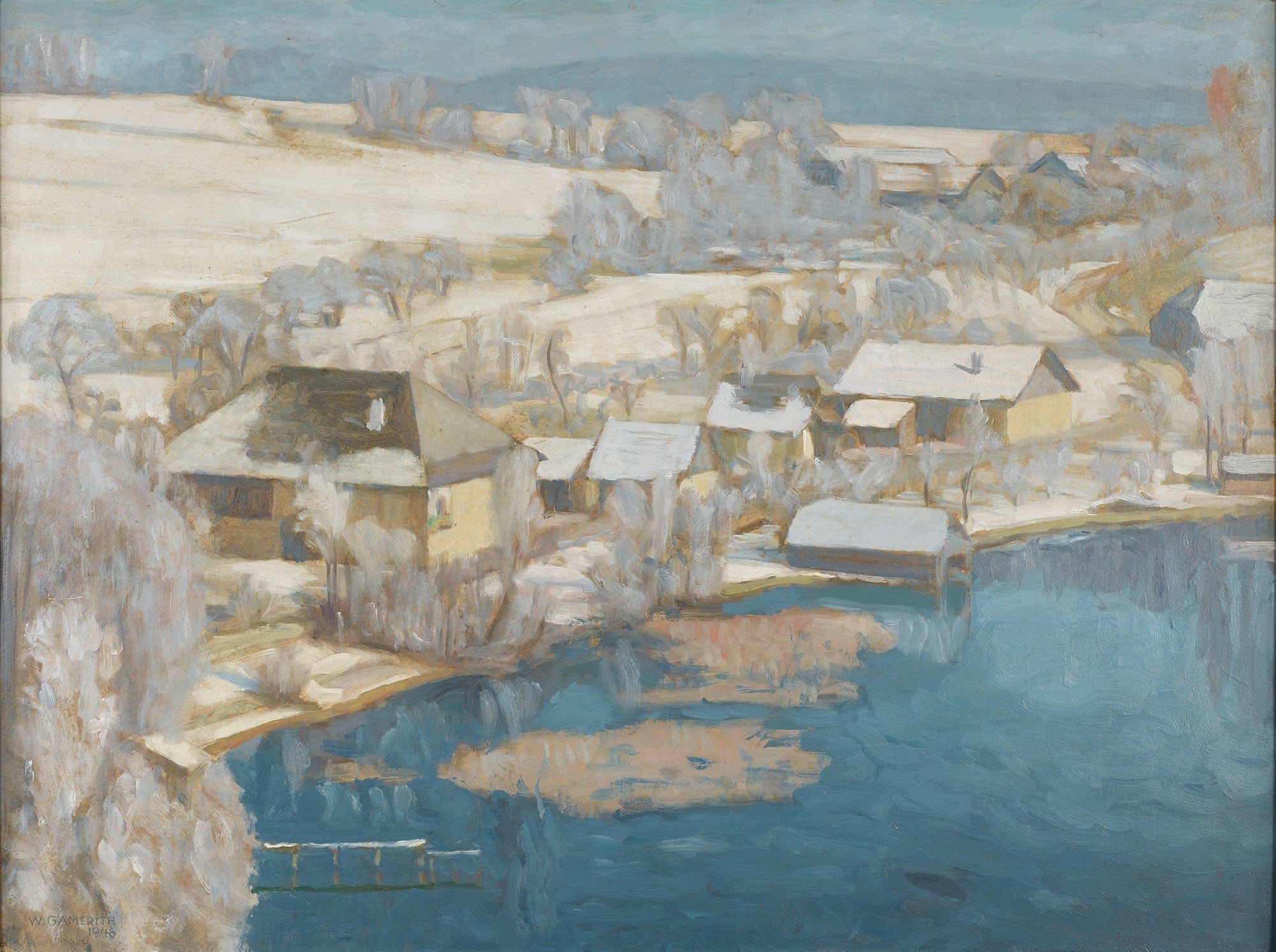 Unterbuchberg Im Winter Ii by Walther Gamerith