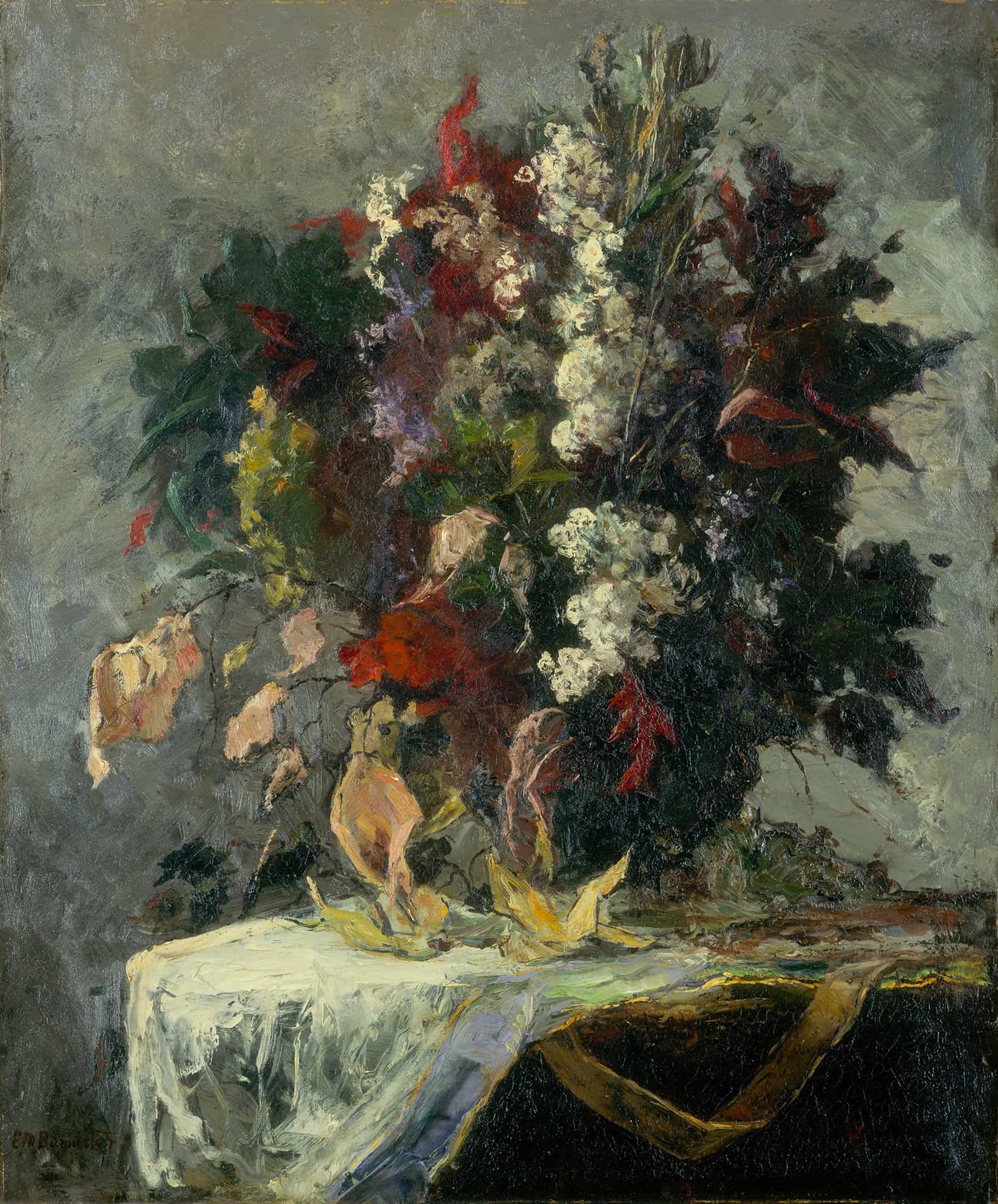 Untitled Floral Still Life by Edward Mitchell Bannister