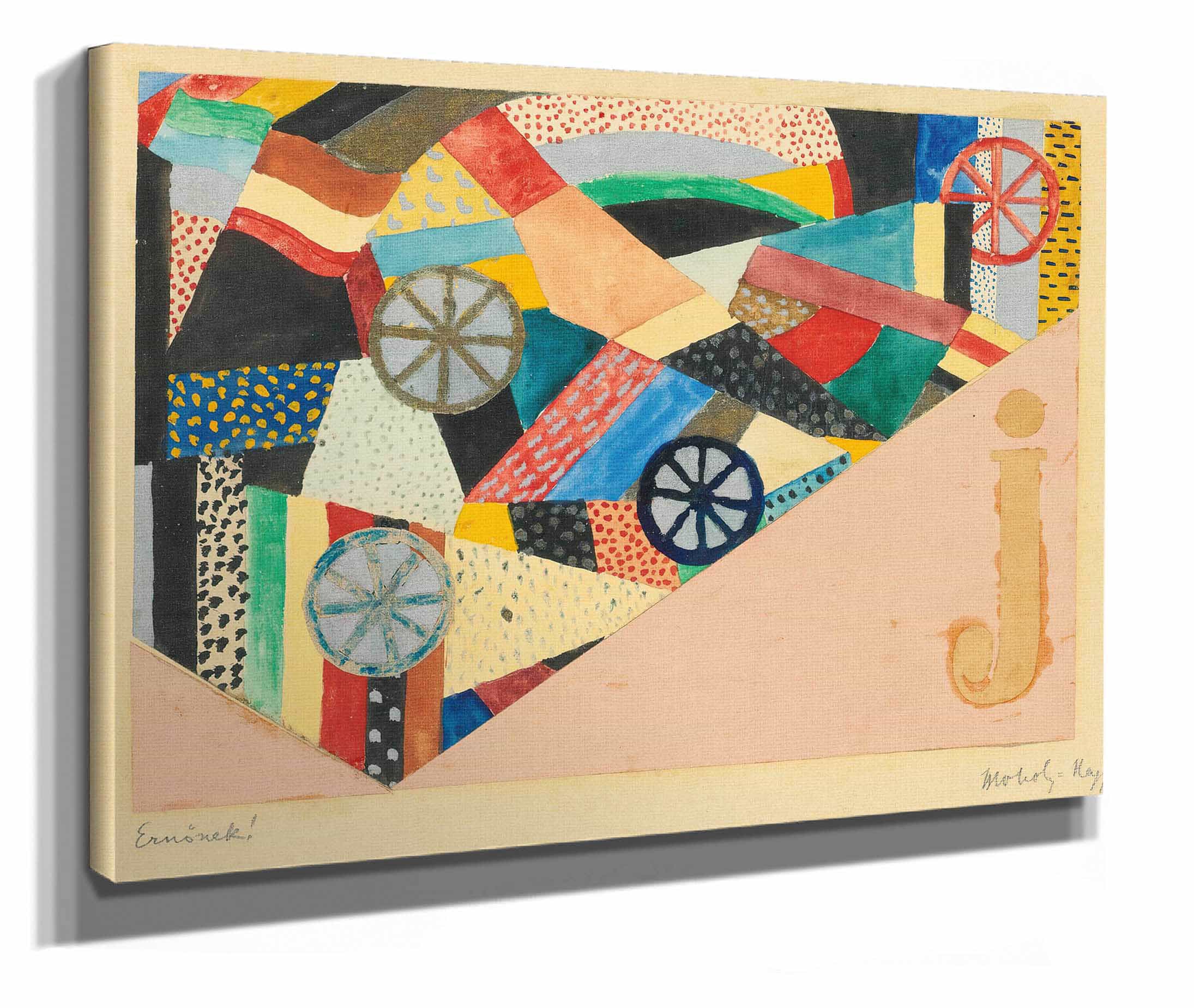 Untitled J Under Fields For Ernst Kallai by Laszlo Moholy Nagy