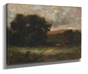 Untitled Landscape With Meadow And Trees by Edward Mitchell Bannister