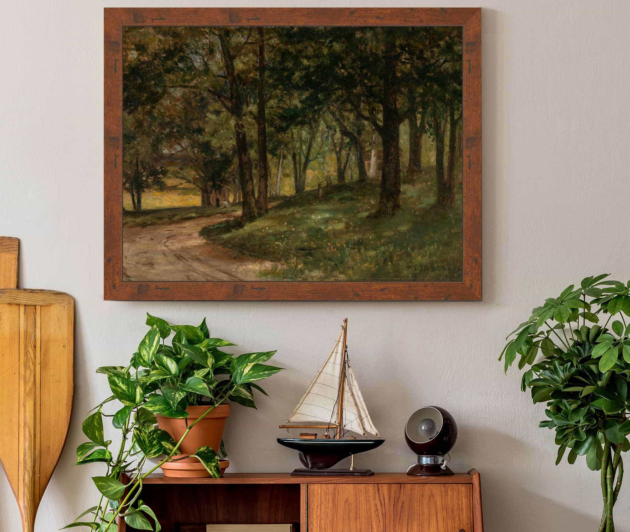 Untitled Landscape With Trees by Edward Mitchell Bannister