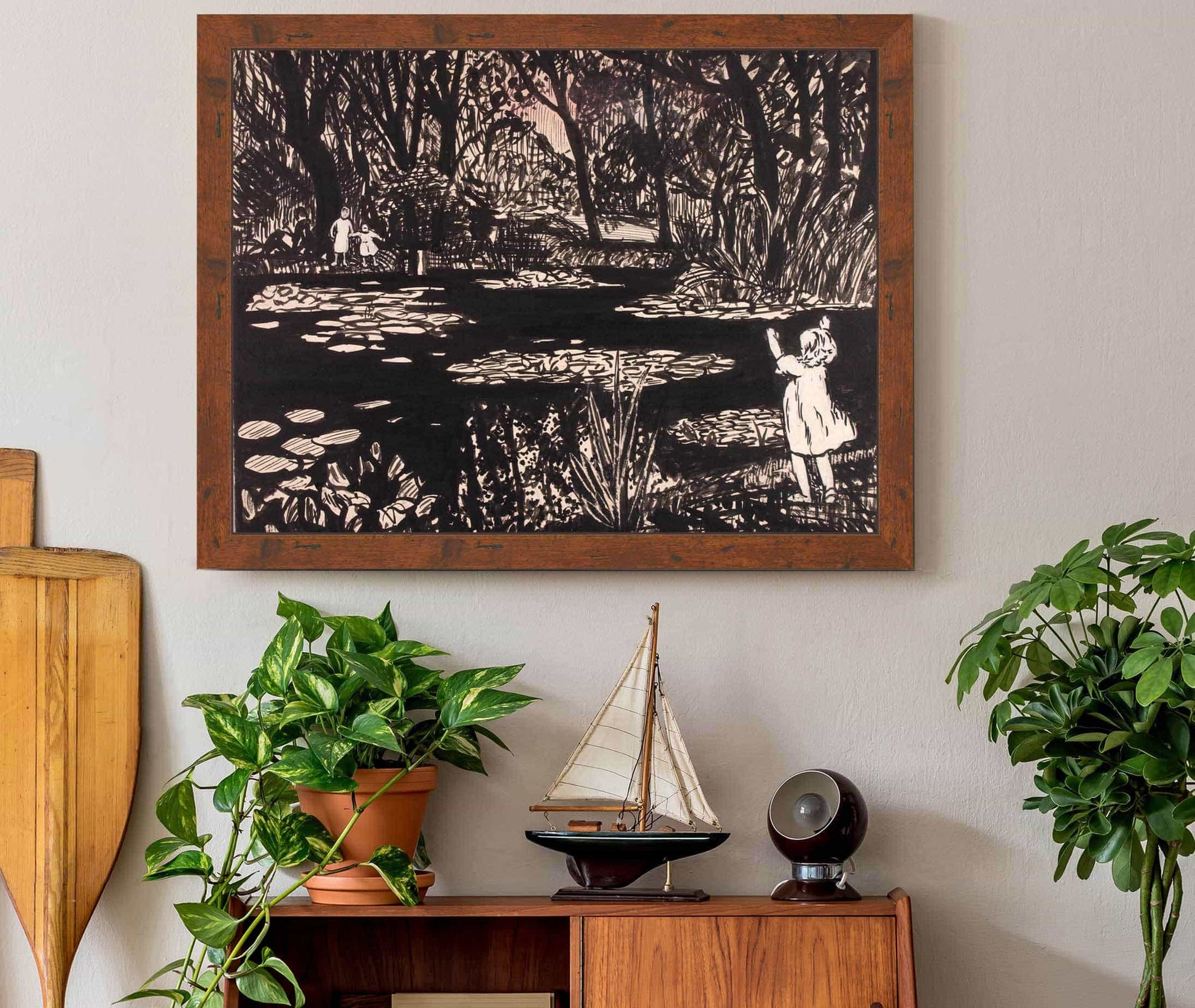 Untitled Lily Pond by Henry Lyman Sayen
