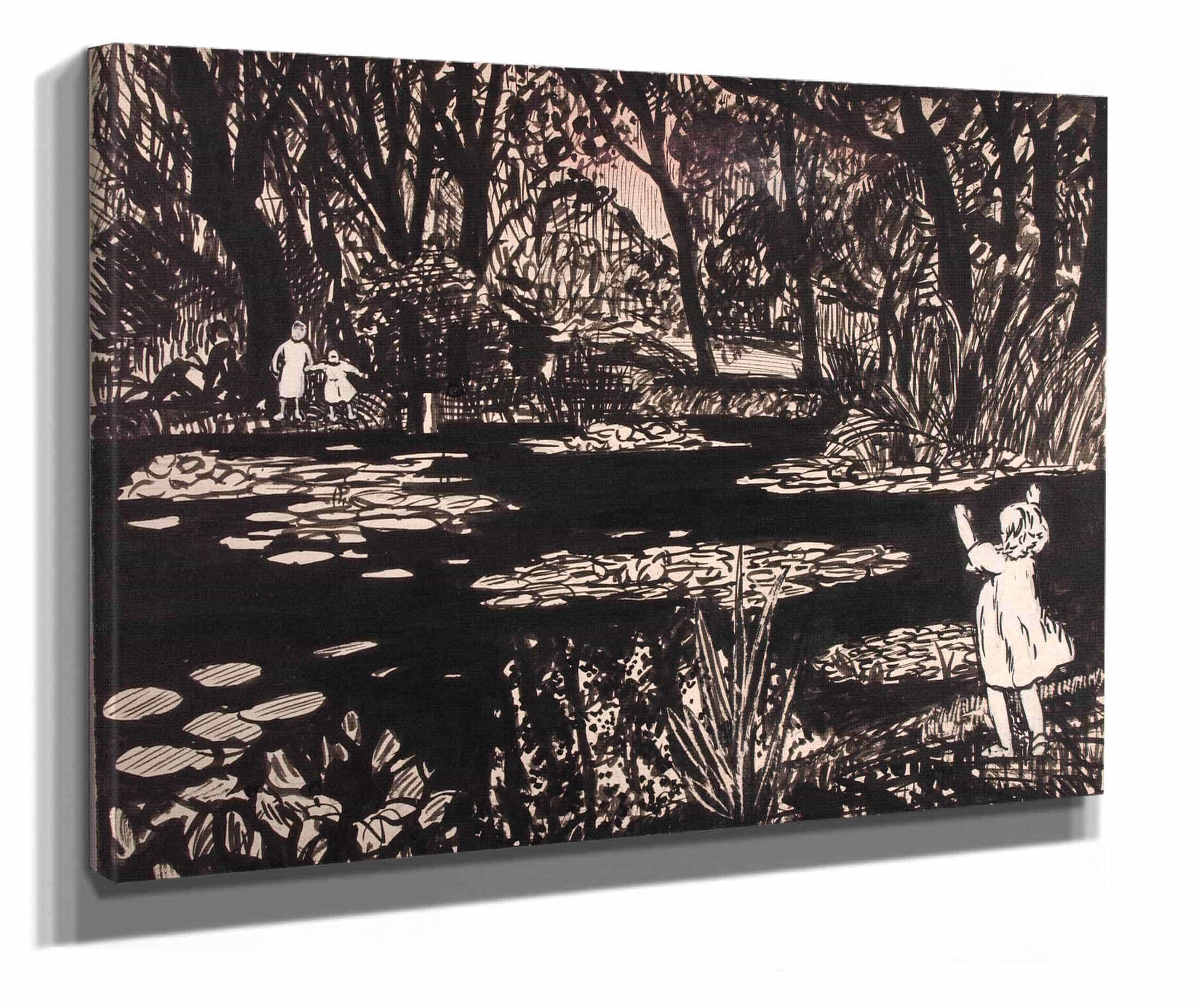 Untitled Lily Pond by Henry Lyman Sayen