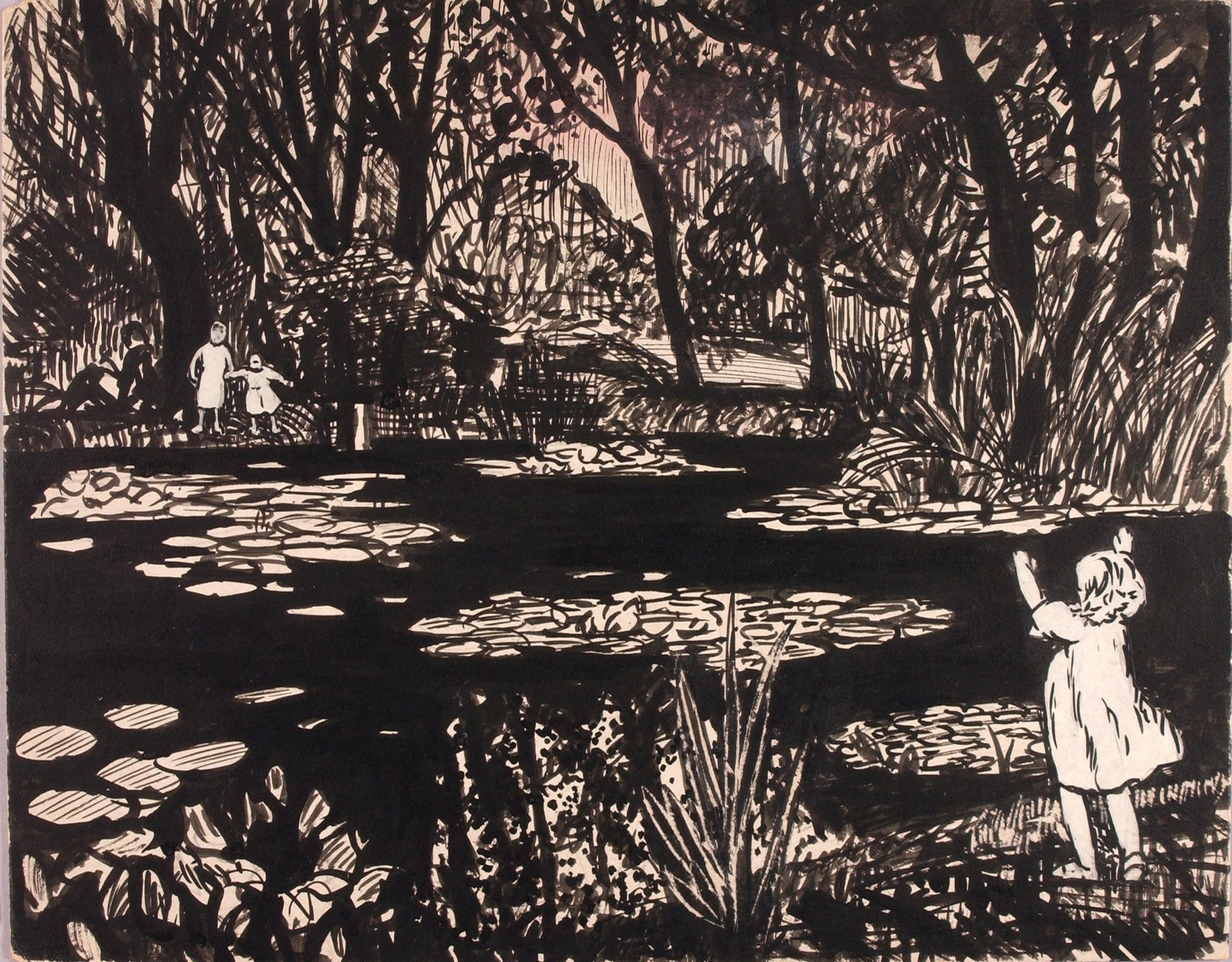 Untitled Lily Pond by Henry Lyman Sayen