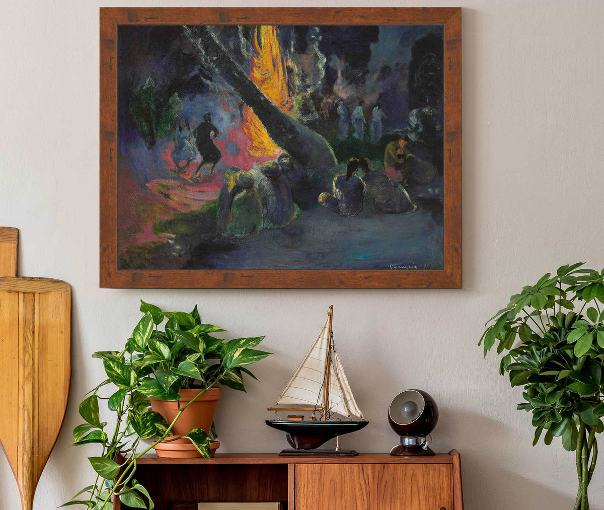 Upa Upa The Fire Dance by Paul Gauguin