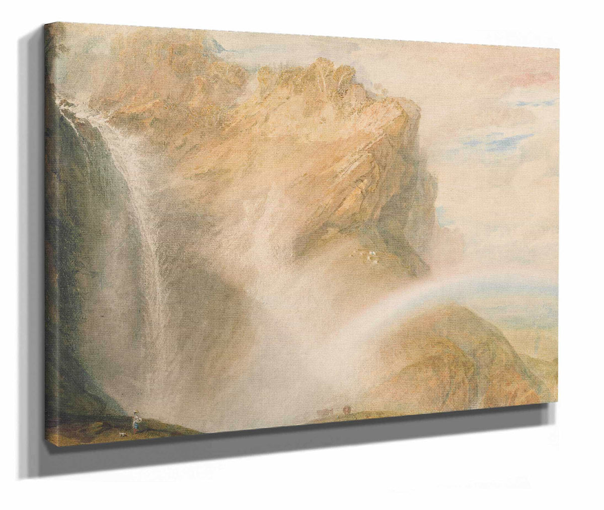 Upper Fall Of The Reichenbach Rainbow by Joseph Mallord William Turner