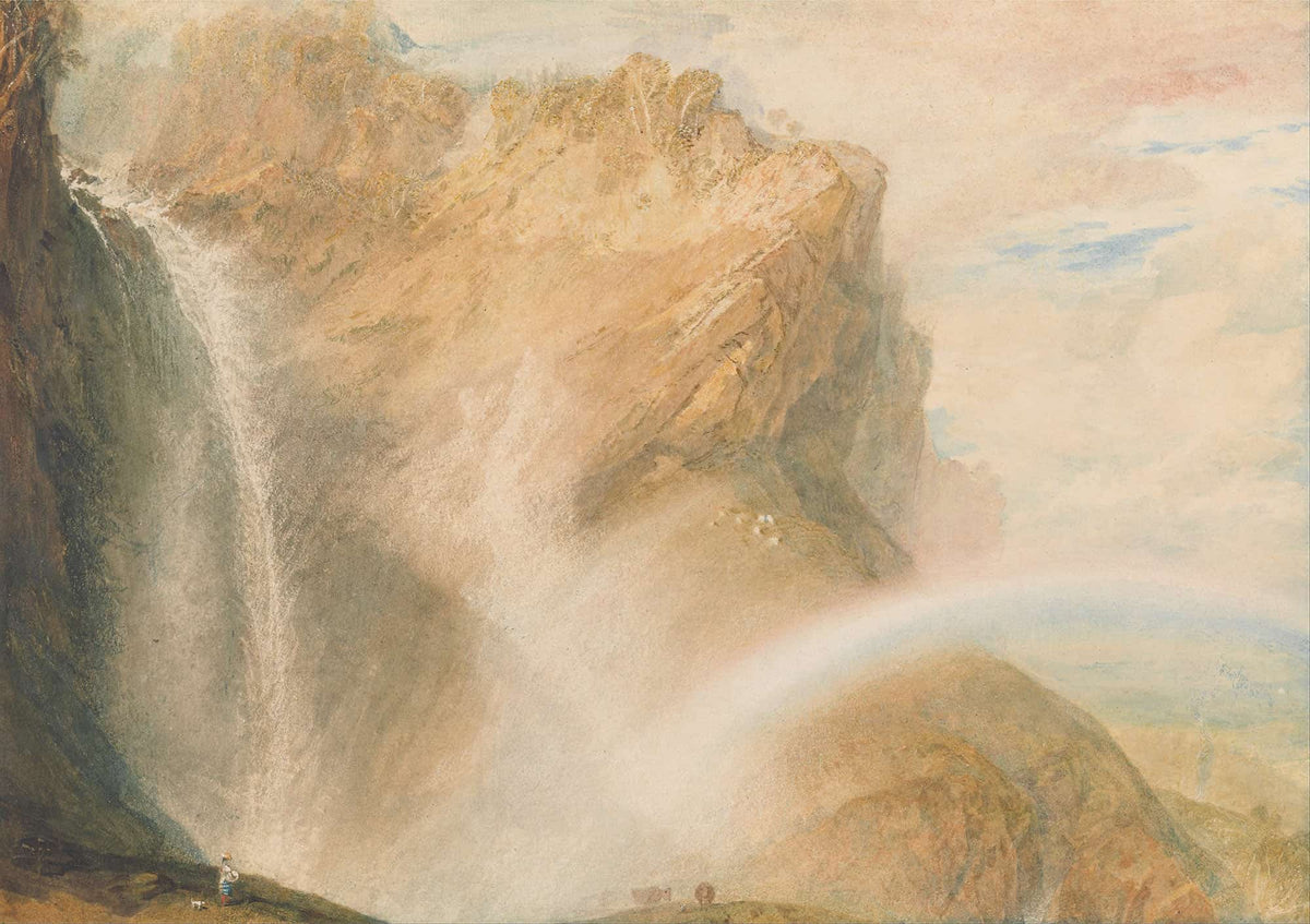 Upper Fall Of The Reichenbach Rainbow by Joseph Mallord William Turner