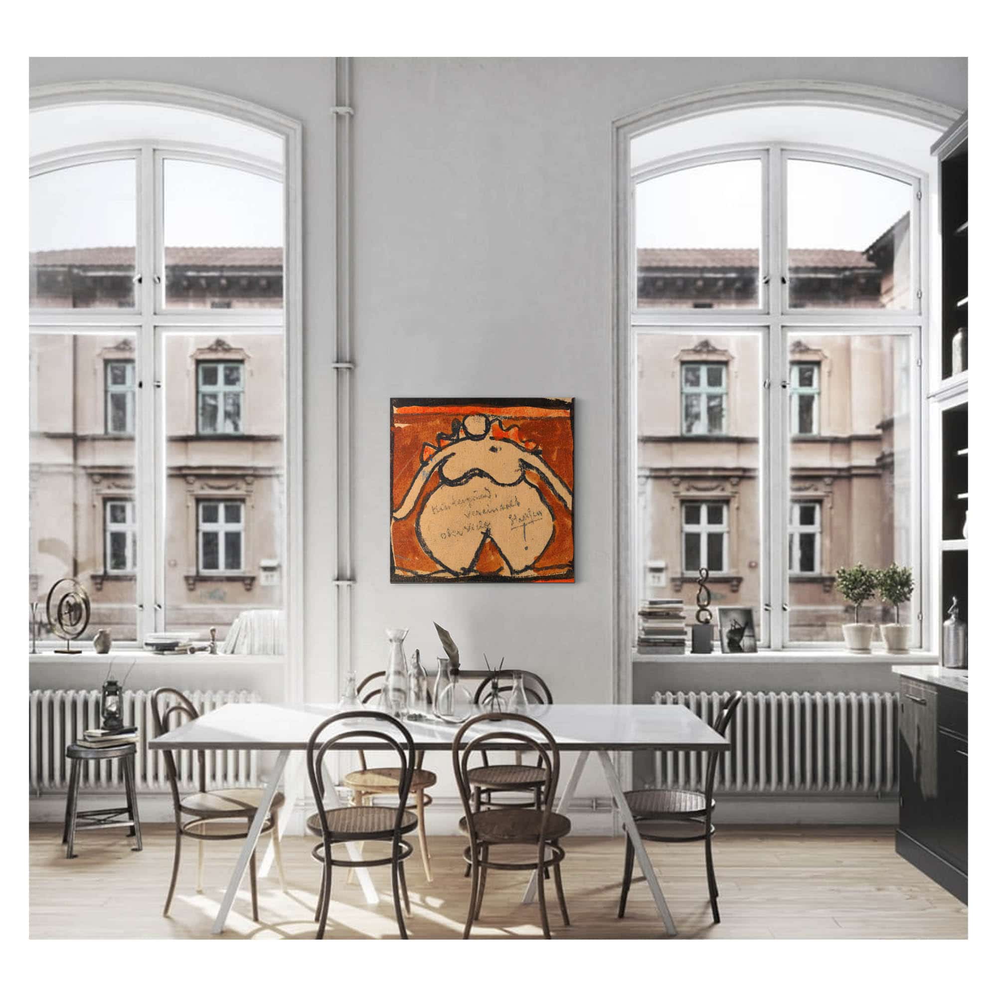 Uppiger Weiblicher Akt by Egon Schiele