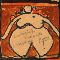 Uppiger Weiblicher Akt by Egon Schiele