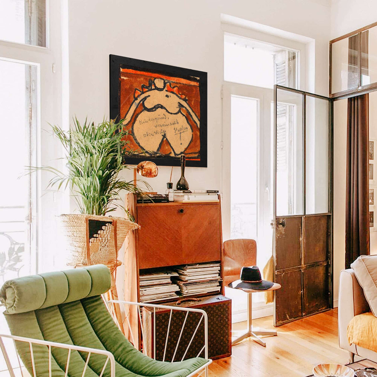 Uppiger Weiblicher Akt by Egon Schiele