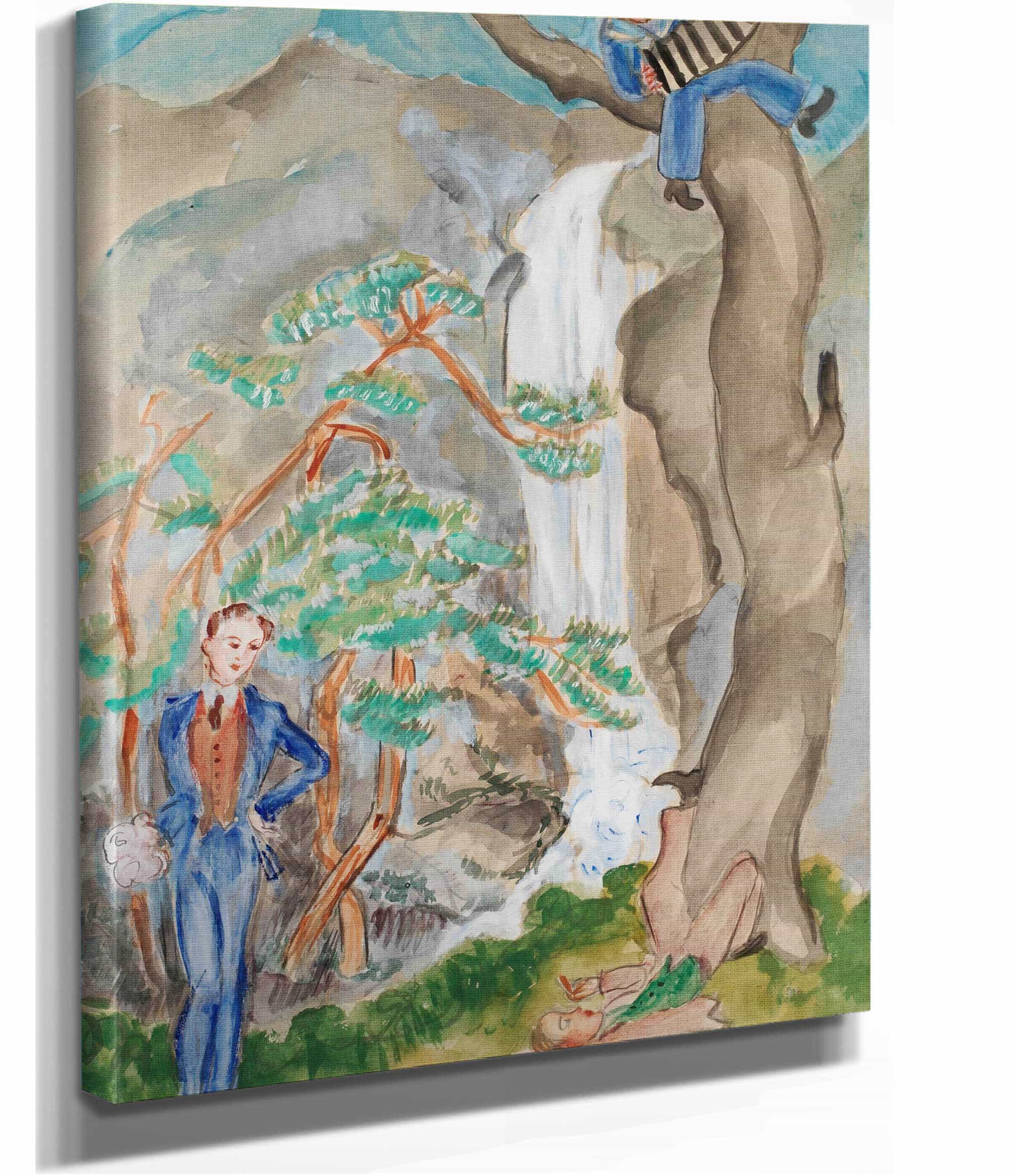 Uppvaktning Sjomansgosse Hildesborg by Nils Dardel