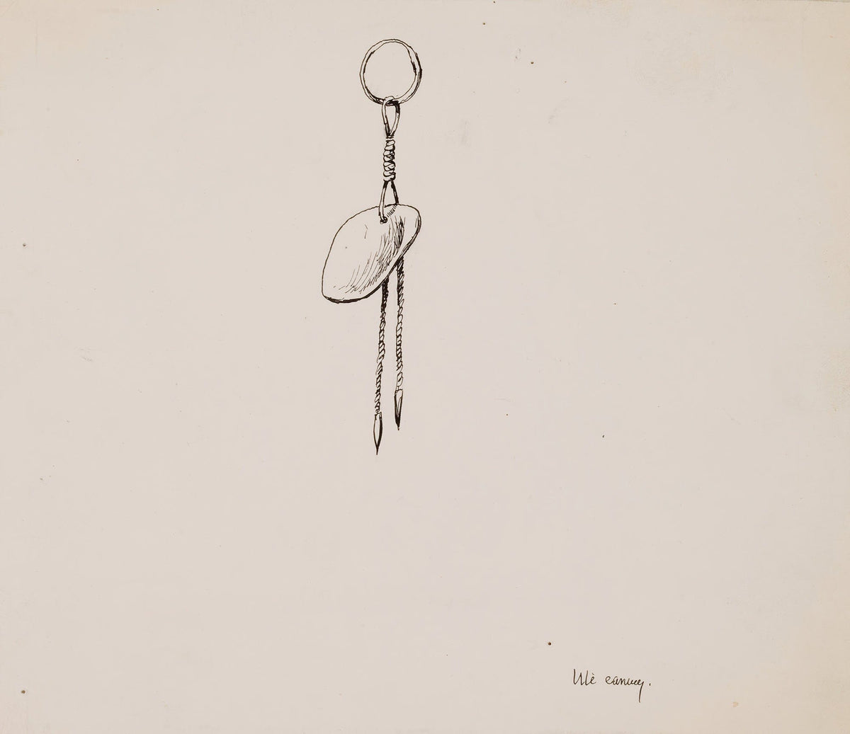 Ute Earring by Frederic Remington