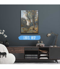 Vachere Sur Un Coteau Boisee by Jean Baptiste Camille Corot