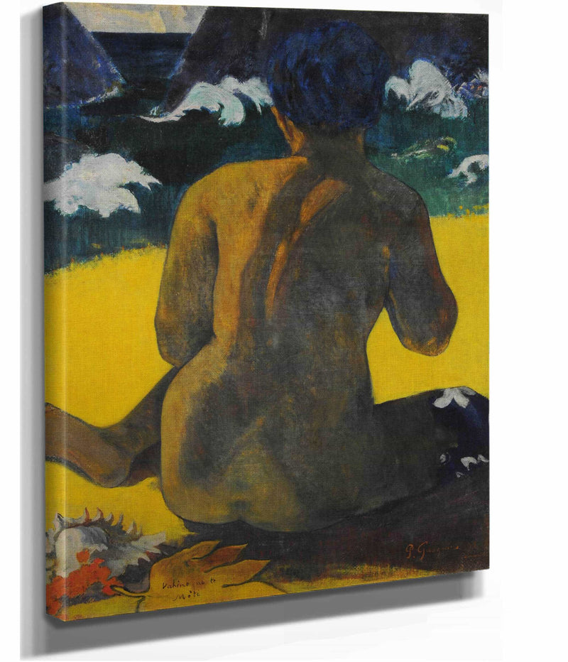 Vahine No Te Miti Woman At The Beach by Paul Gauguin