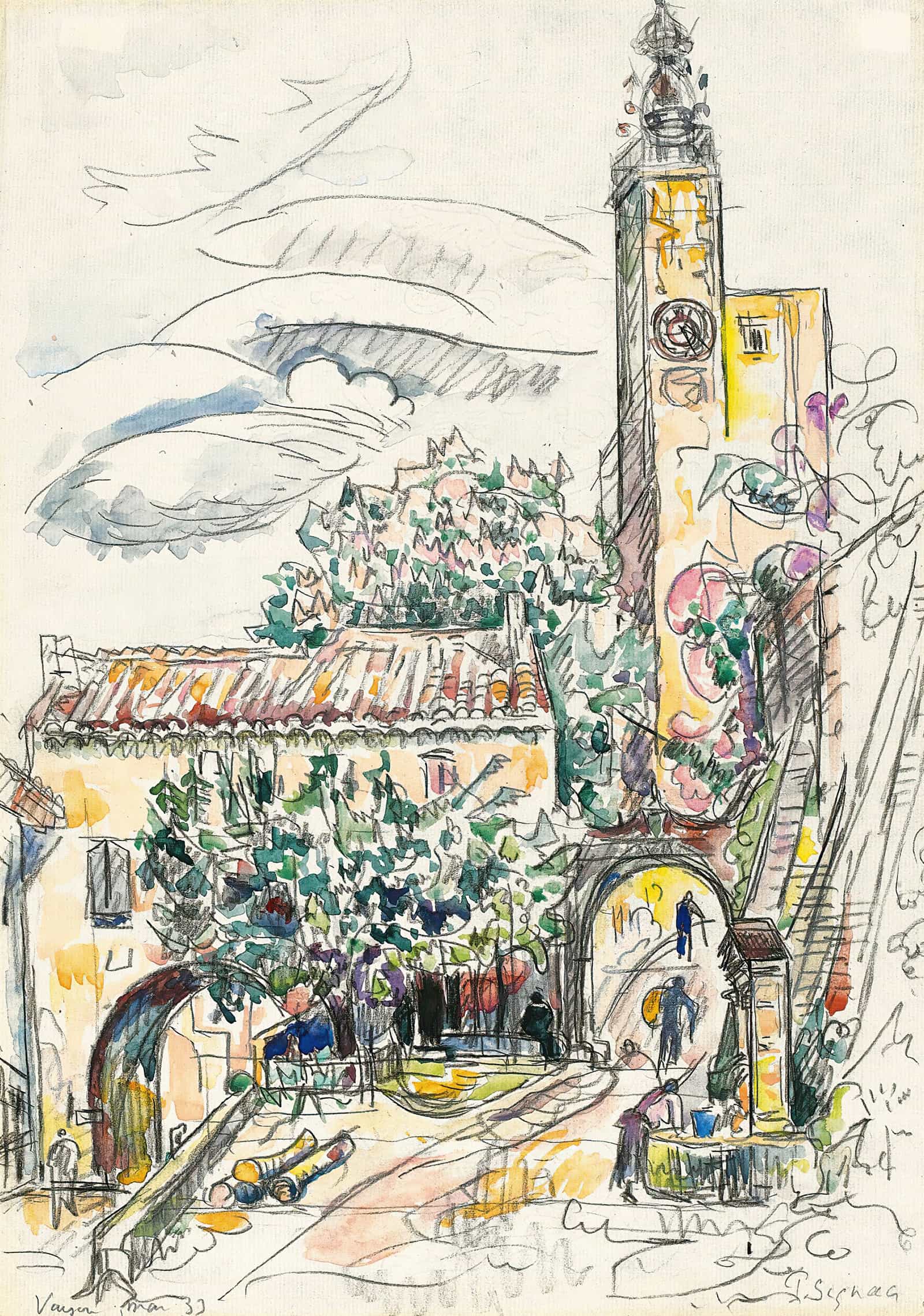 Vaison by Paul Signac