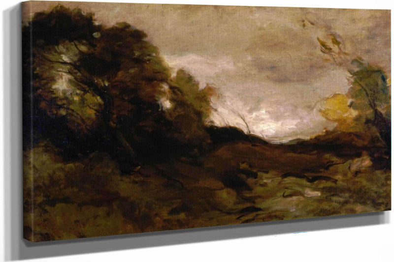 Vallee Solitaire   by Jean Baptiste Camille Corot