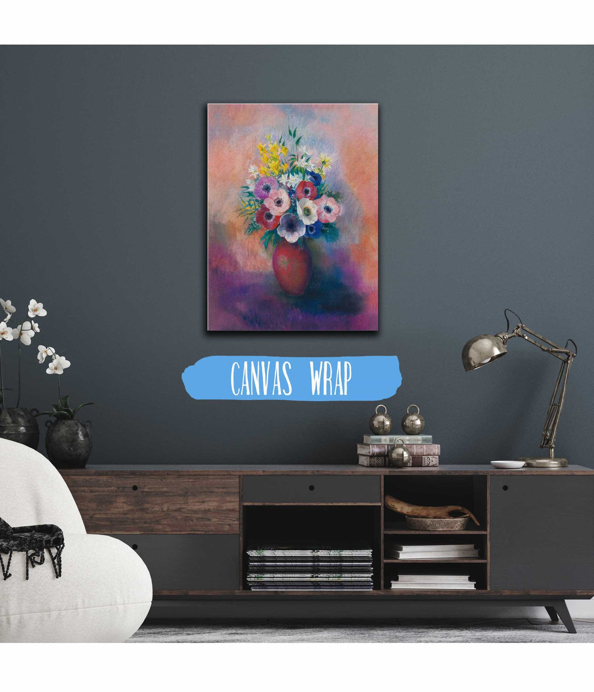 Vase Danemones by Odilon Redon