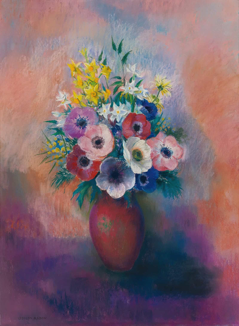 Vase Danemones by Odilon Redon