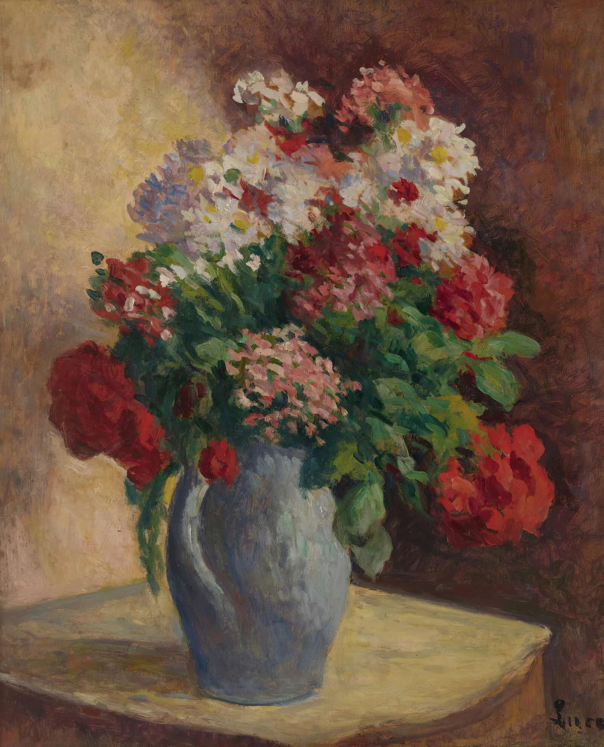 Vase De Giroflees by Maximilien Luce