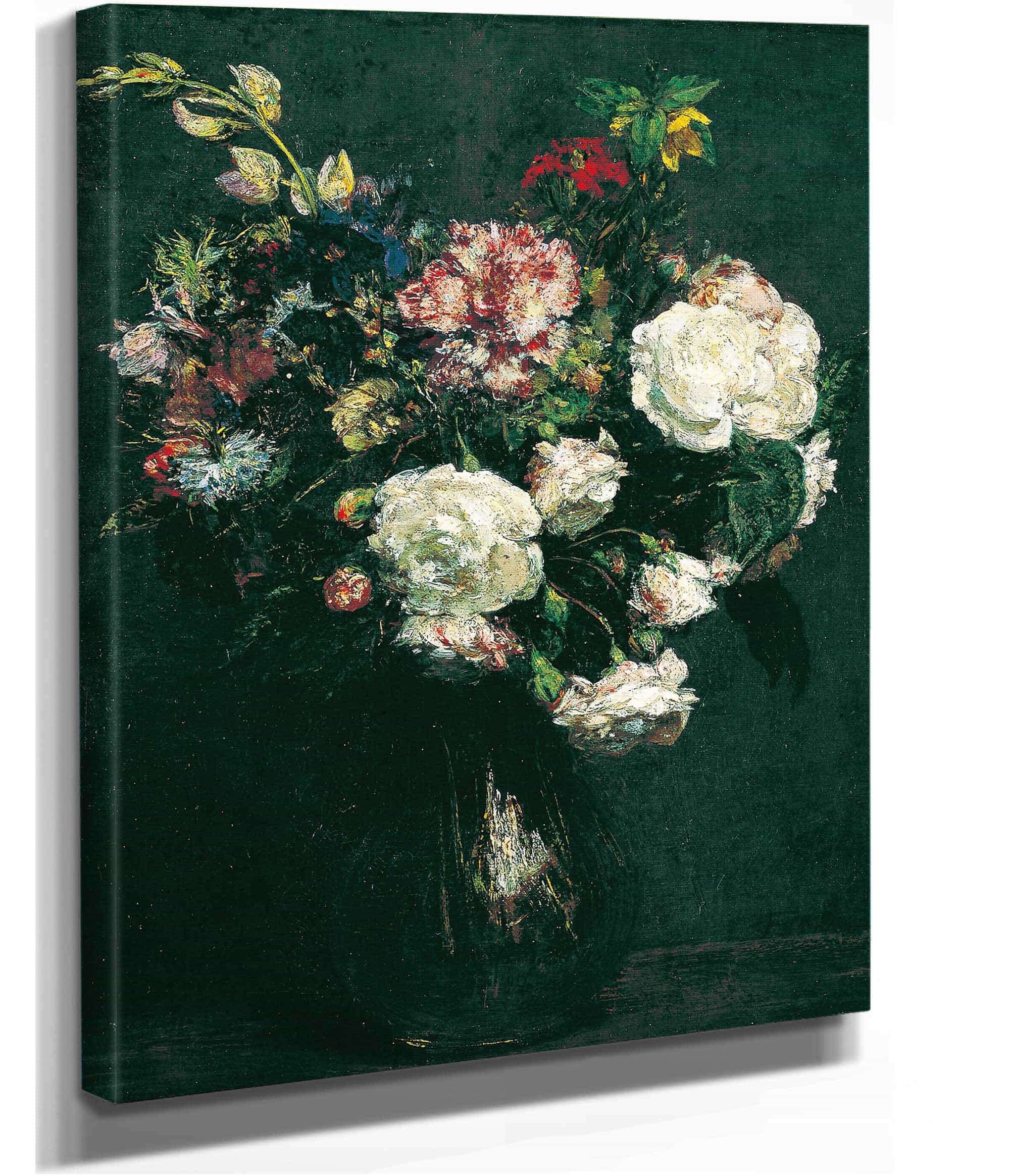 Vase Of Flowers by Henri Fantin Latour
