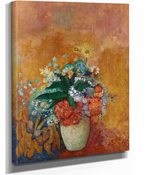 Vase Of Flowers by Odilon Redon