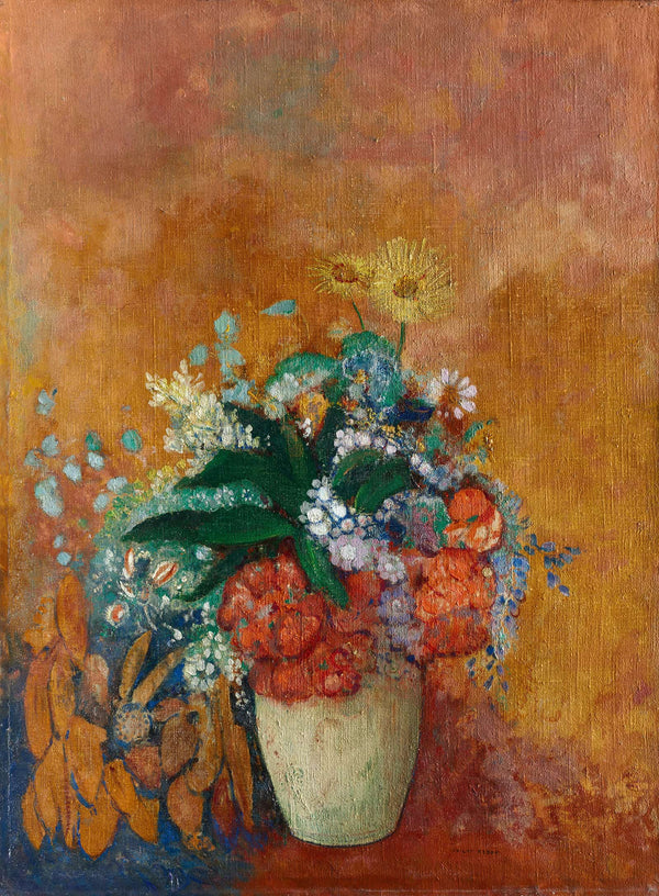 Vase Of Flowers by Odilon Redon