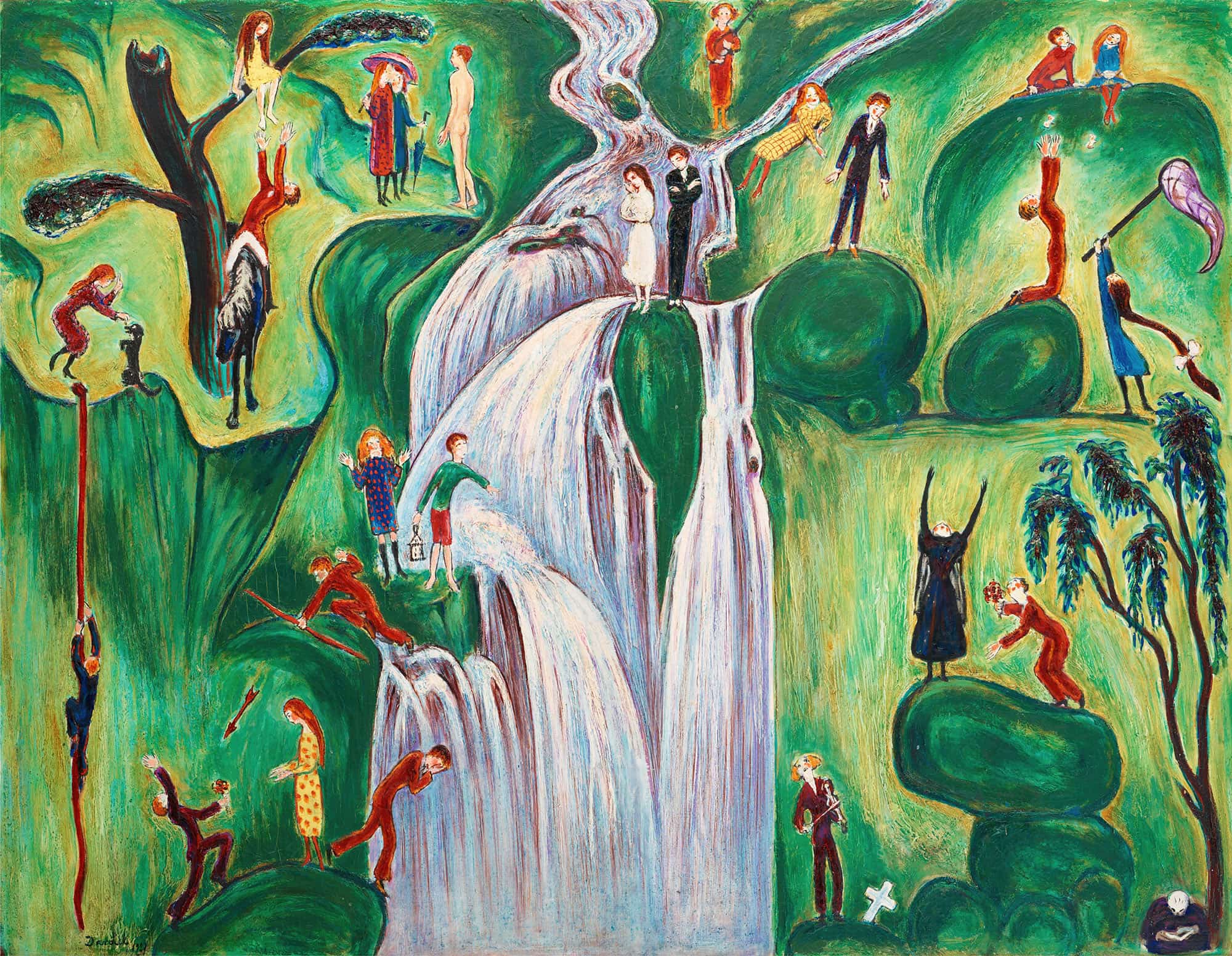 Vattenfallet by Nils Dardel