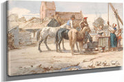 Ved Bronden Uden For Landsbyen by Wilhelm Marstrand