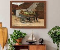 Vegetable Barrow Dog Cart by Max Liebermann