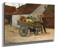 Vegetable Barrow Dog Cart by Max Liebermann