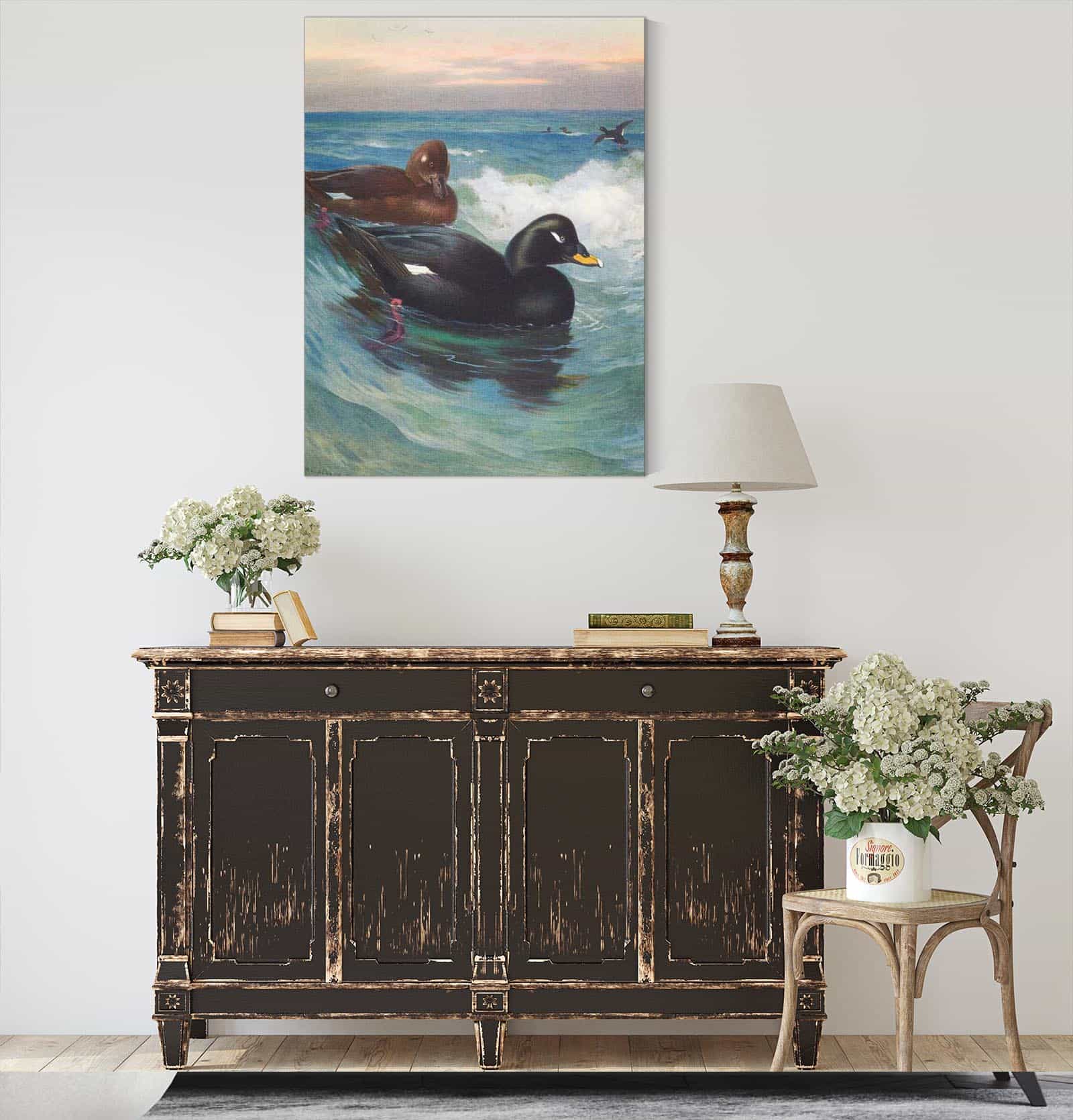 Velvet Scoter by Archibald Thorburn