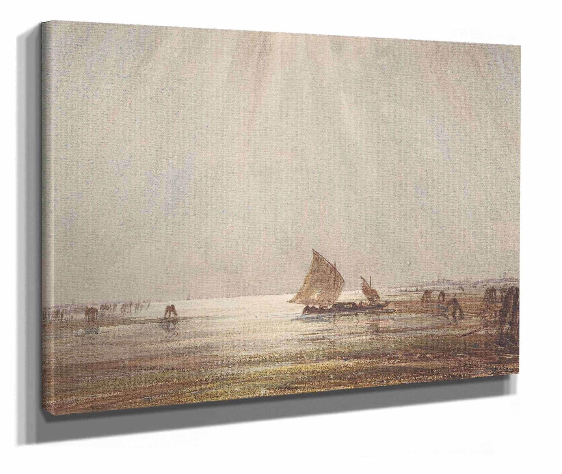 Venetian Fishing Boat by Felix Ziem