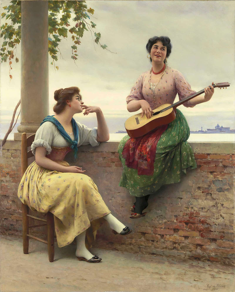 Venetian Melody by Eugen Von Blaas
