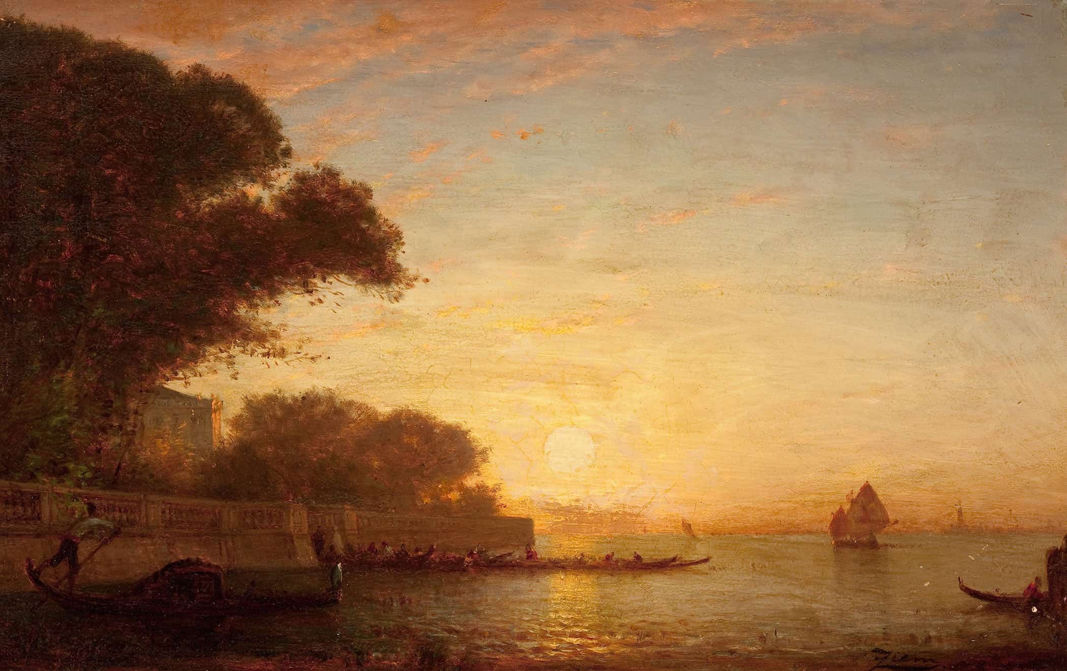 Venetian Scene by Felix Ziem