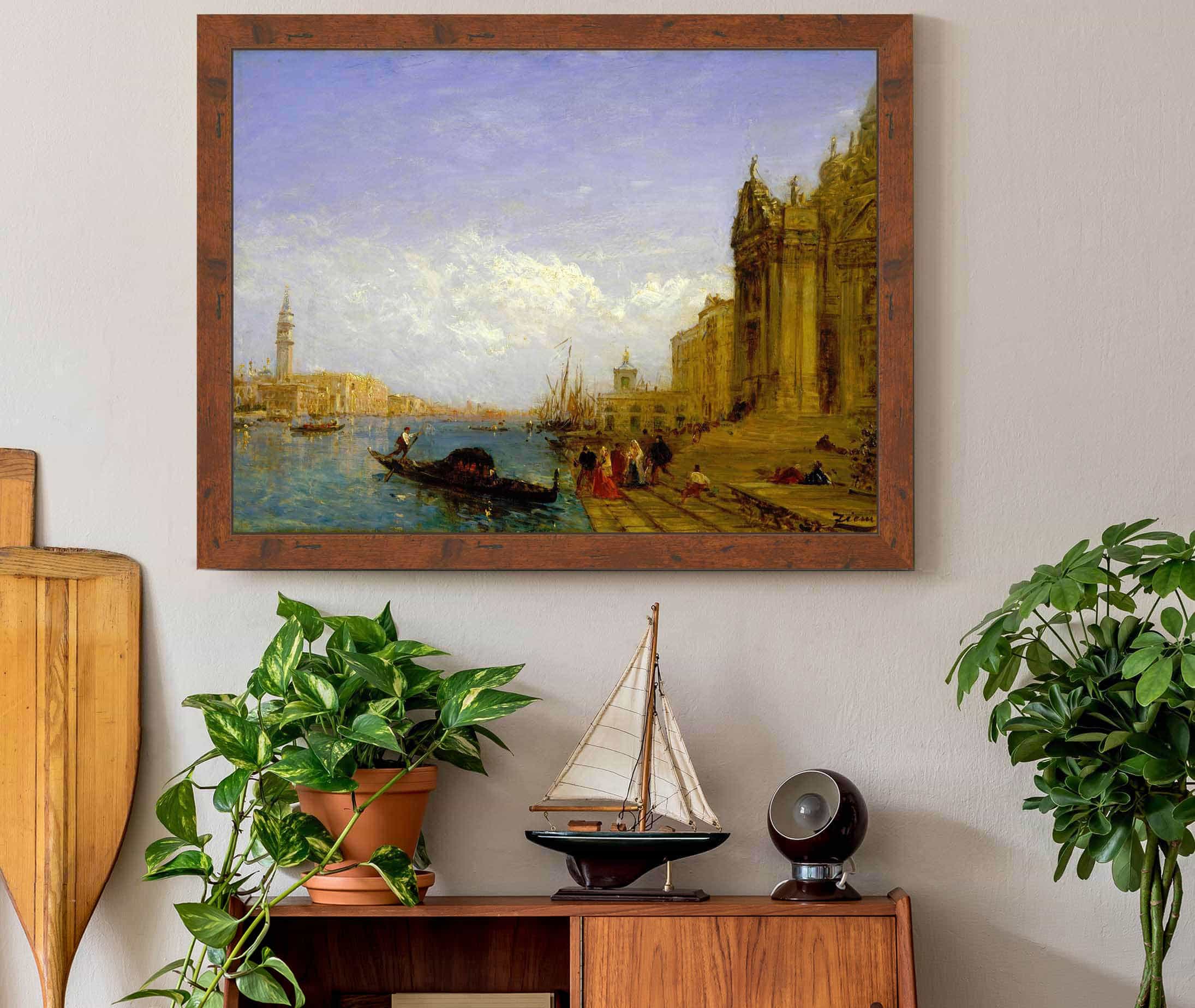 Venetian Scene Late Th Early Th Century by Felix Ziem