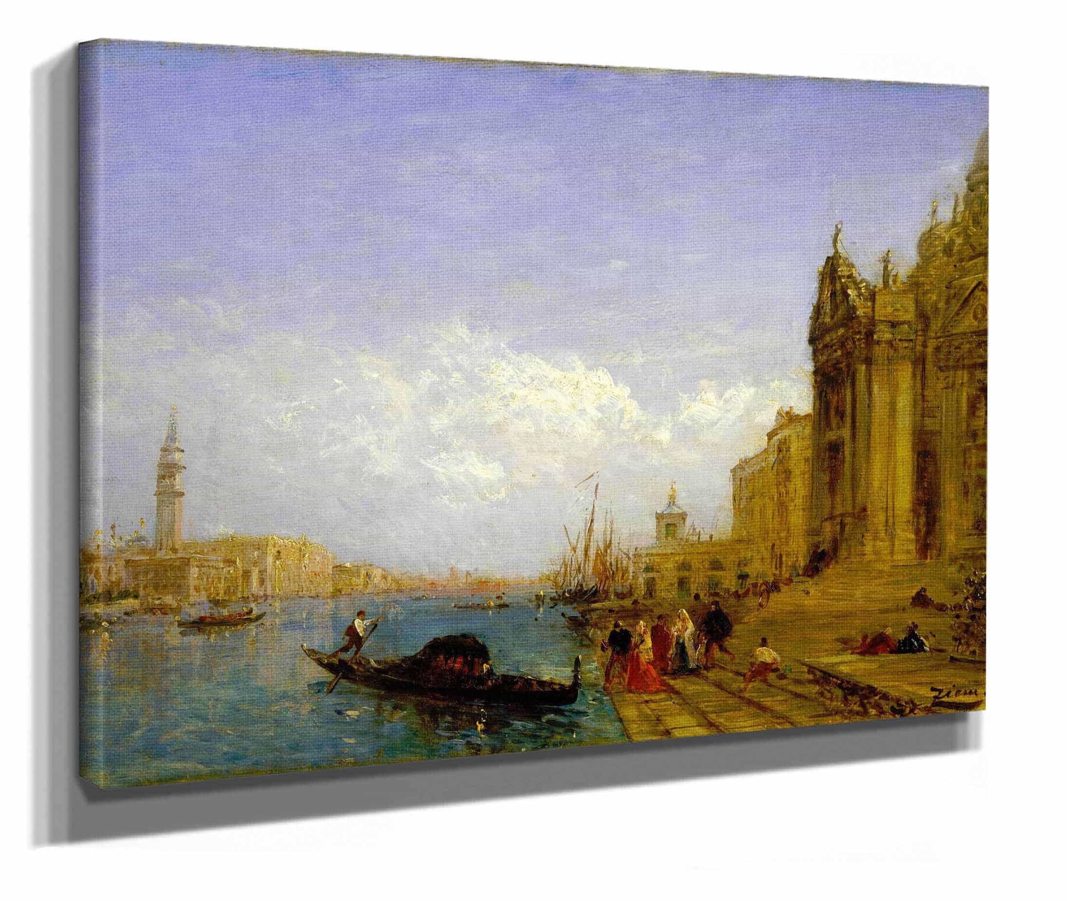 Venetian Scene Late Th Early Th Century by Felix Ziem