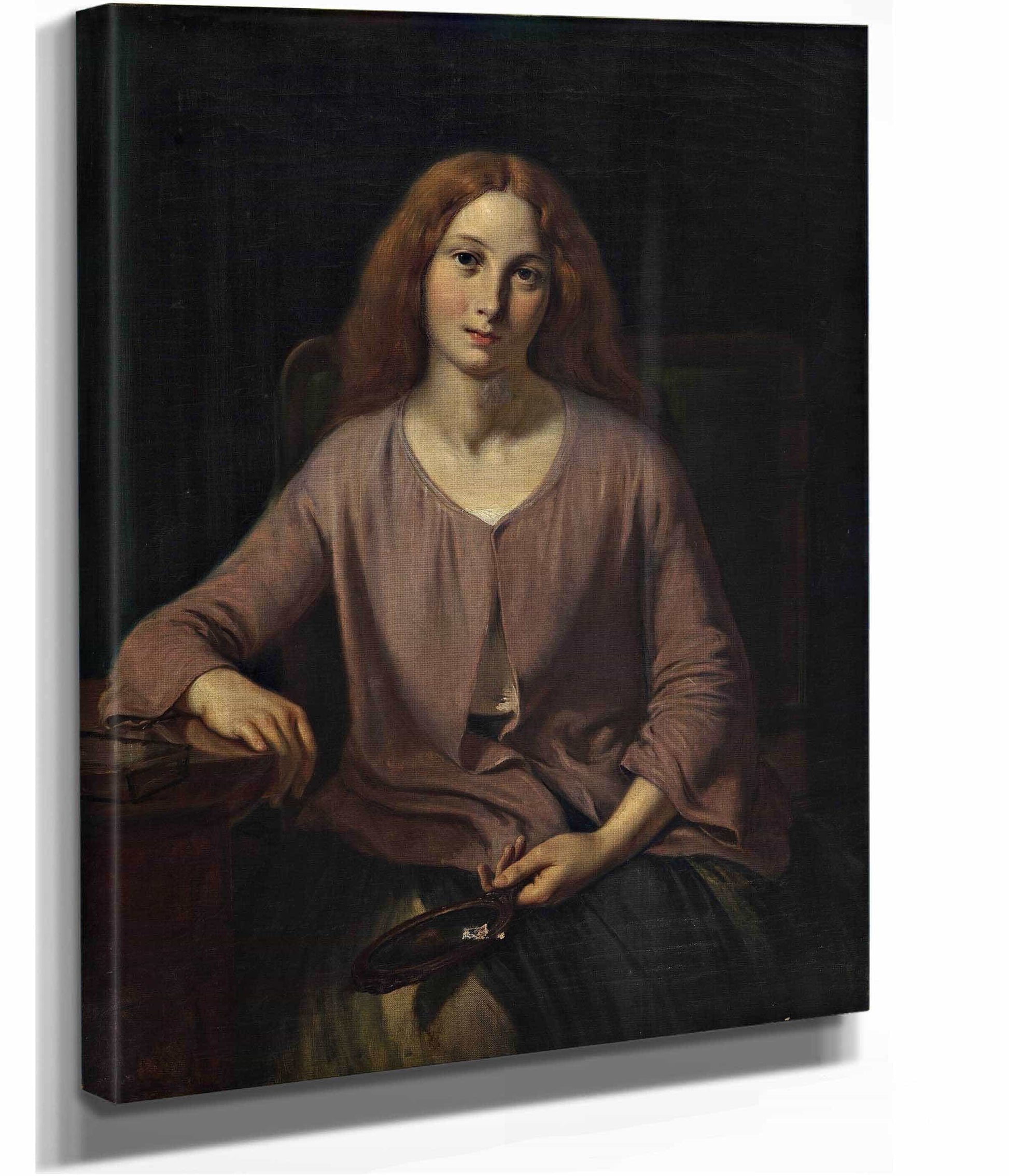 Venetian Woman In The Restroom by Wilhelm Marstrand