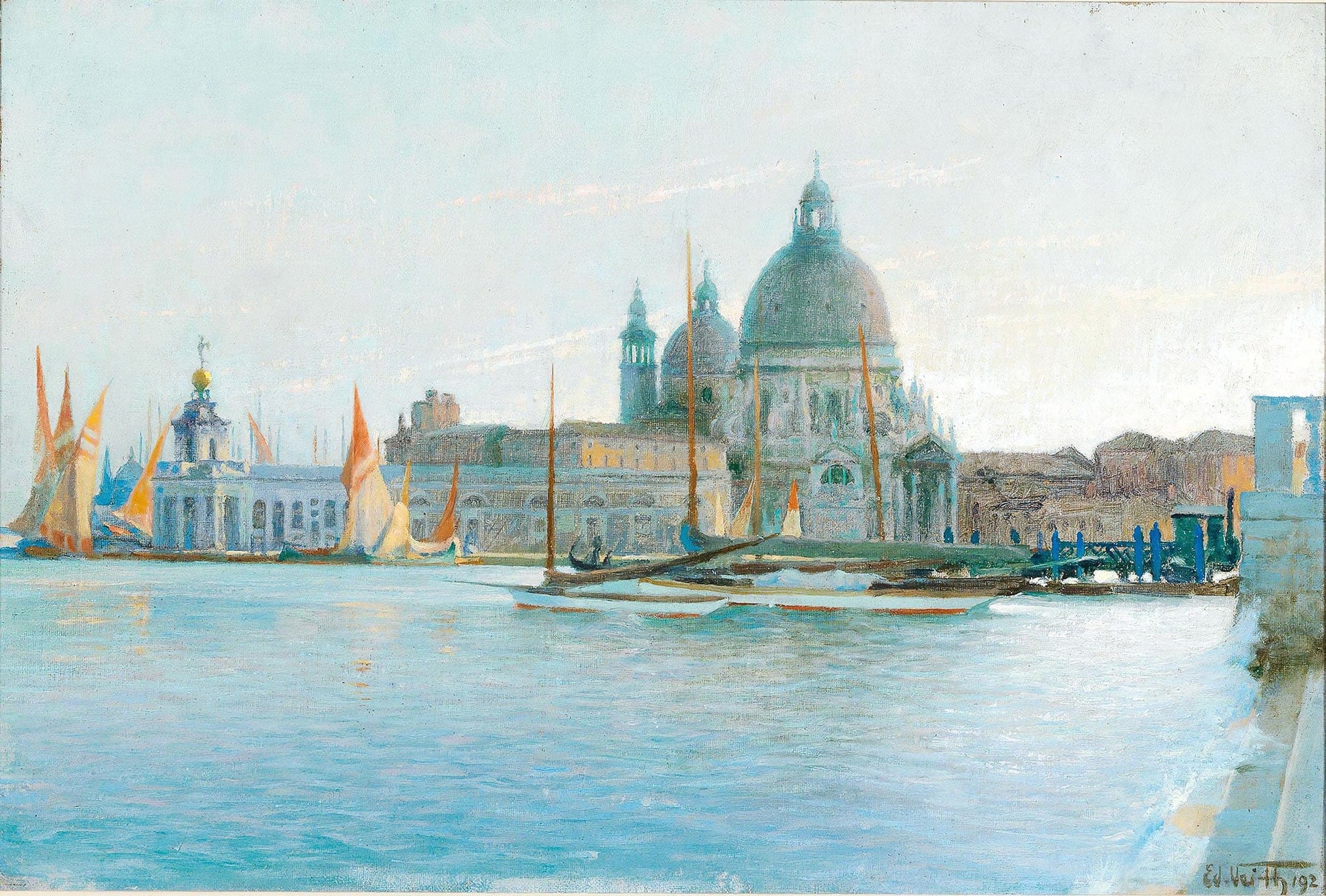 Venezia Santa Maria Della Salute by Eduard Veith